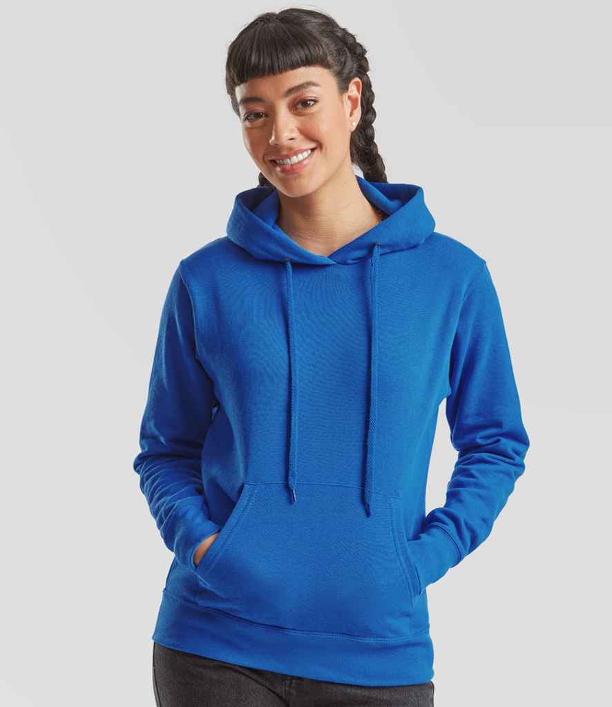 Fruit of the Loom Classic Lady Fit Hooded Sweatshirt | Royal Blue - Lancashire Teamwear