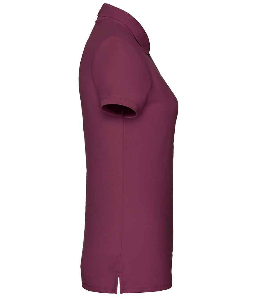Fruit of the Loom Lady Fit Piqué Polo Shirt | Burgundy - Lancashire Teamwear
