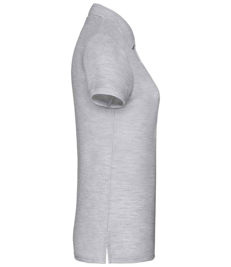 Fruit of the Loom Lady Fit Piqué Polo Shirt | Heather Grey - Lancashire Teamwear