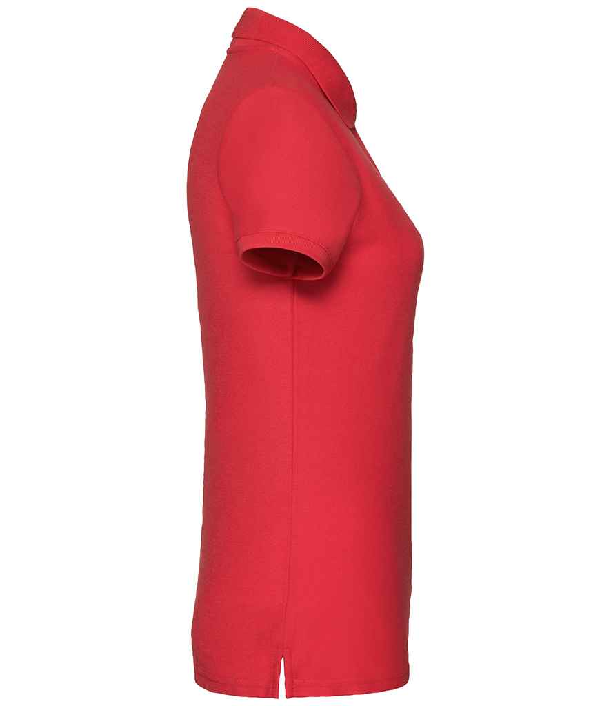 Fruit of the Loom Lady Fit Piqué Polo Shirt | Red - Lancashire Teamwear