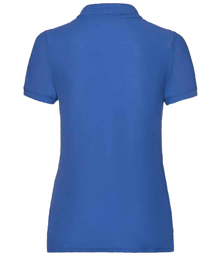 Fruit of the Loom Lady Fit Piqué Polo Shirt | Royal Blue - Lancashire Teamwear