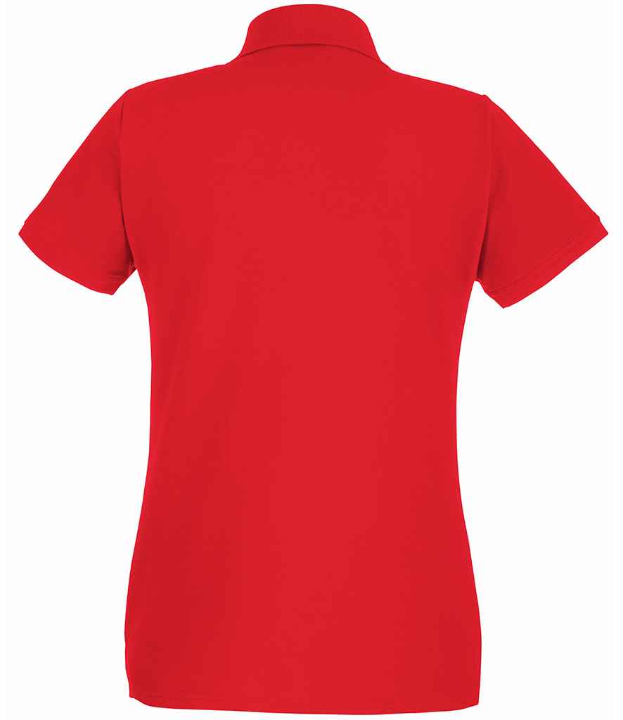 Fruit of the Loom Lady-Fit Premium Cotton Piqué Polo Shirt | Red - Lancashire Teamwear