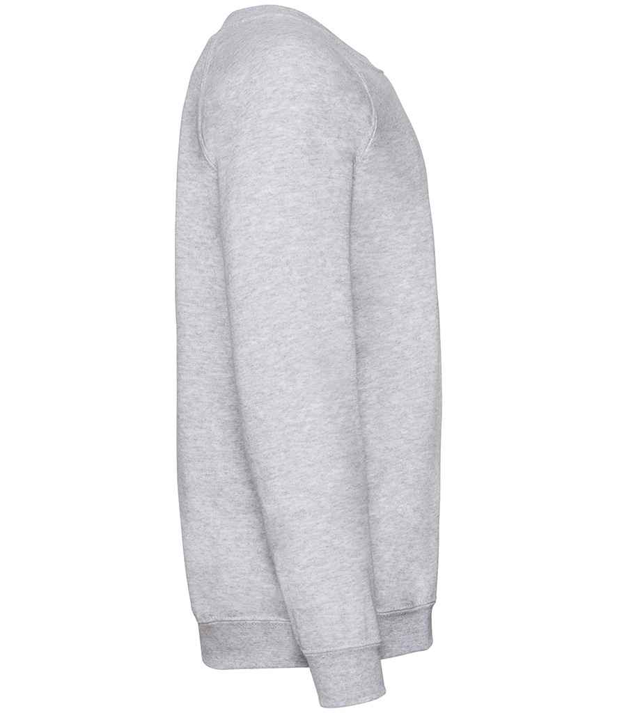 Fruit of the Loom Kids Classic Raglan Sweatshirt | Heather Grey - Lancashire Teamwear
