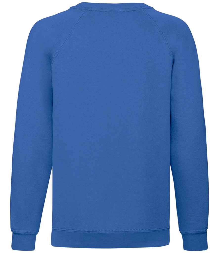 Fruit of the Loom Kids Classic Raglan Sweatshirt | Royal Blue - Lancashire Teamwear