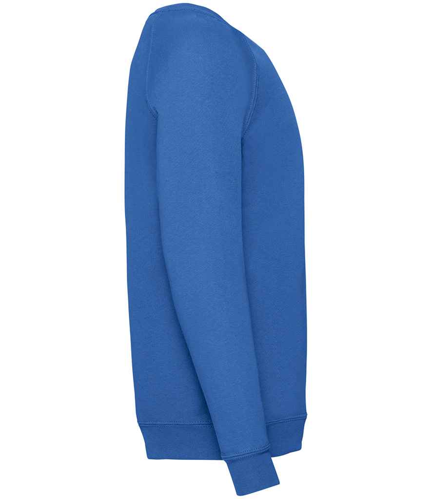Fruit of the Loom Kids Classic Raglan Sweatshirt | Royal Blue - Lancashire Teamwear