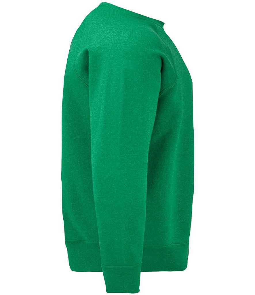 Fruit of the Loom Classic Raglan Sweatshirt | Heather Green - Lancashire Teamwear