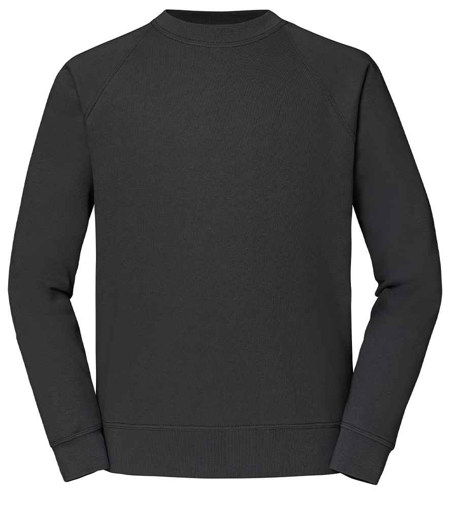 Fruit of the Loom Classic Raglan Sweatshirt | Light Graphite - Lancashire Teamwear