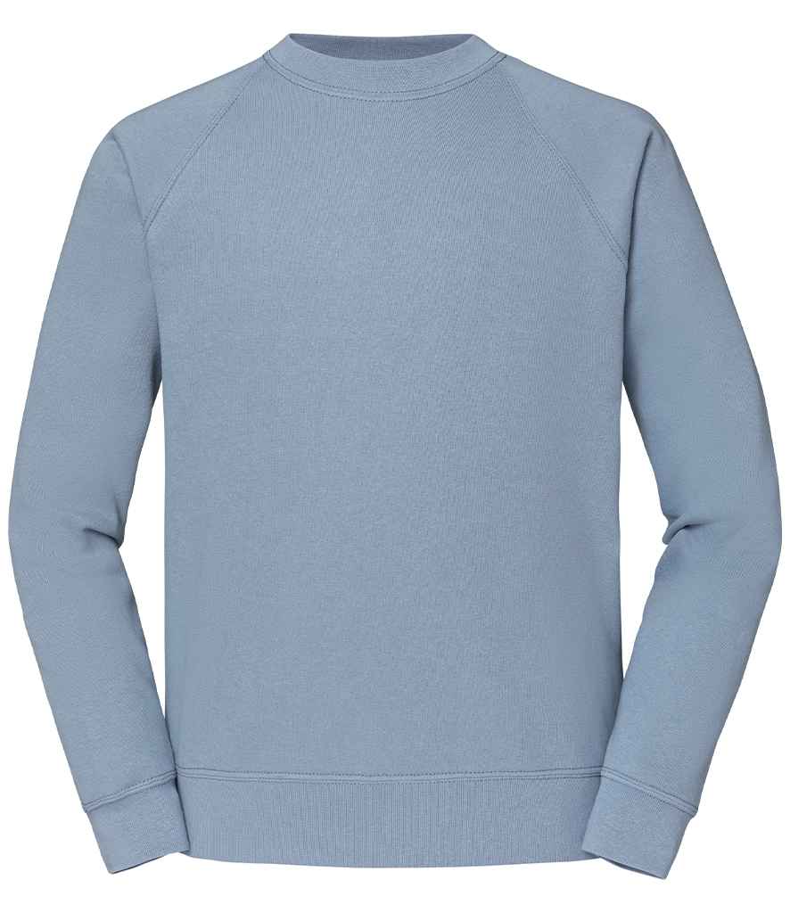 Fruit of the Loom Classic Raglan Sweatshirt | Mineral Blue - Lancashire Teamwear