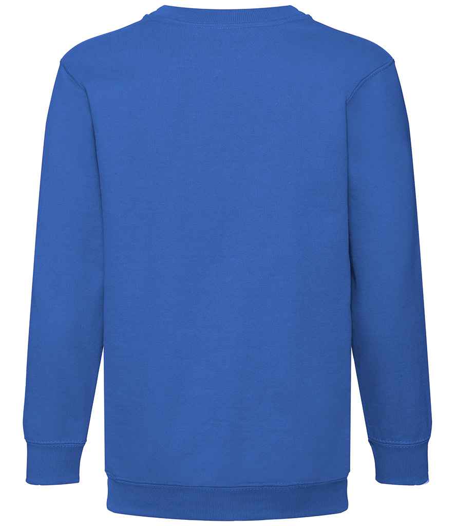Fruit of the Loom Kids Classic Drop Shoulder Sweatshirt | Royal Blue - Lancashire Teamwear