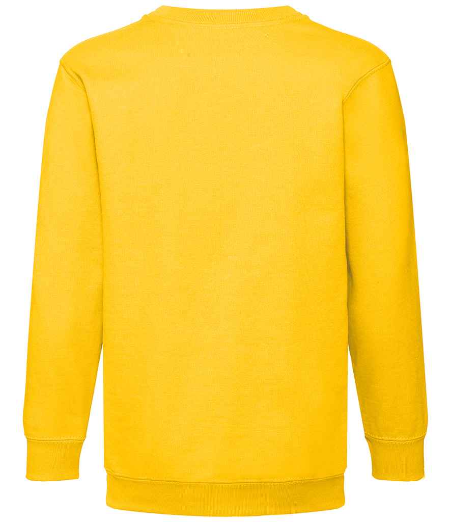 Fruit of the Loom Kids Classic Drop Shoulder Sweatshirt | Sunflower - Lancashire Teamwear
