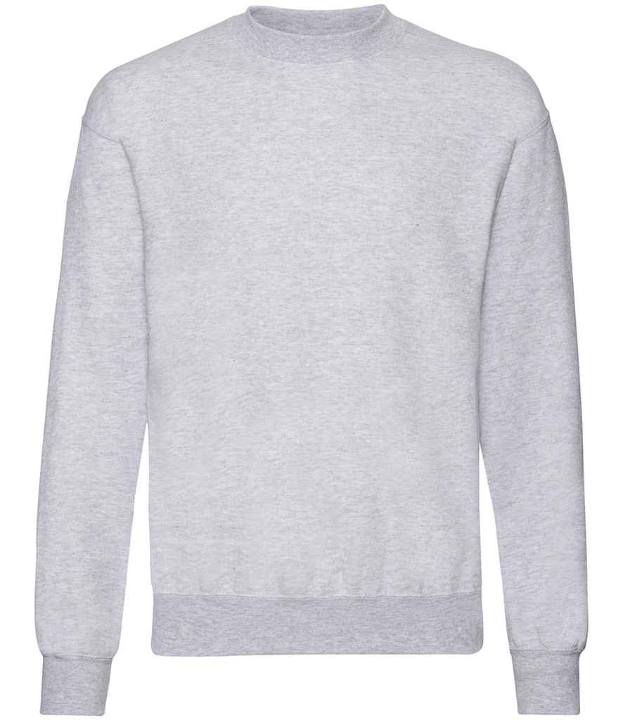 Fruit of the Loom Classic Drop Shoulder Sweatshirt | Heather Grey Heather Grey
