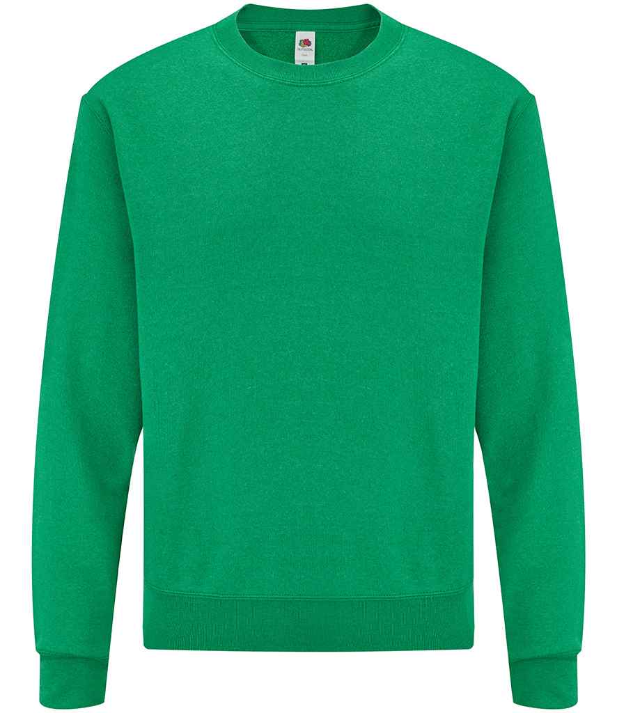 Fruit of the Loom Classic Drop Shoulder Sweatshirt | Heather Green Heather Green