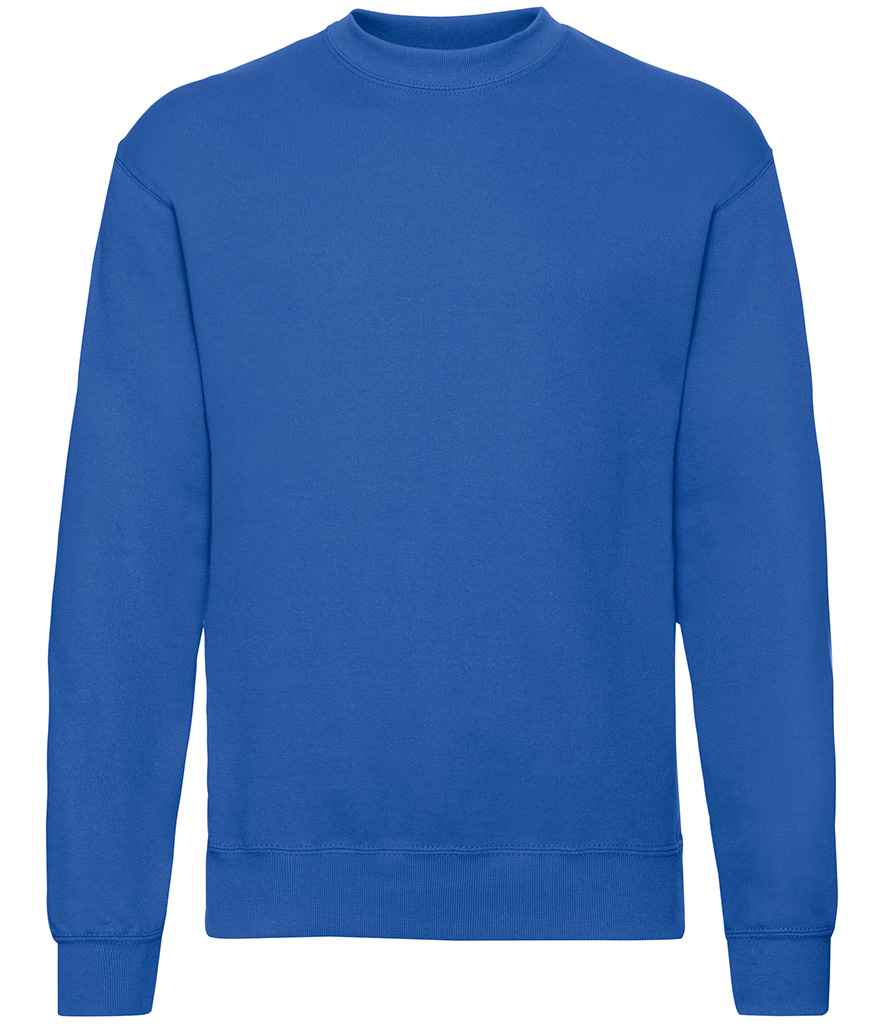 Fruit of the Loom Classic Drop Shoulder Sweatshirt | Royal Blue Royal Blue
