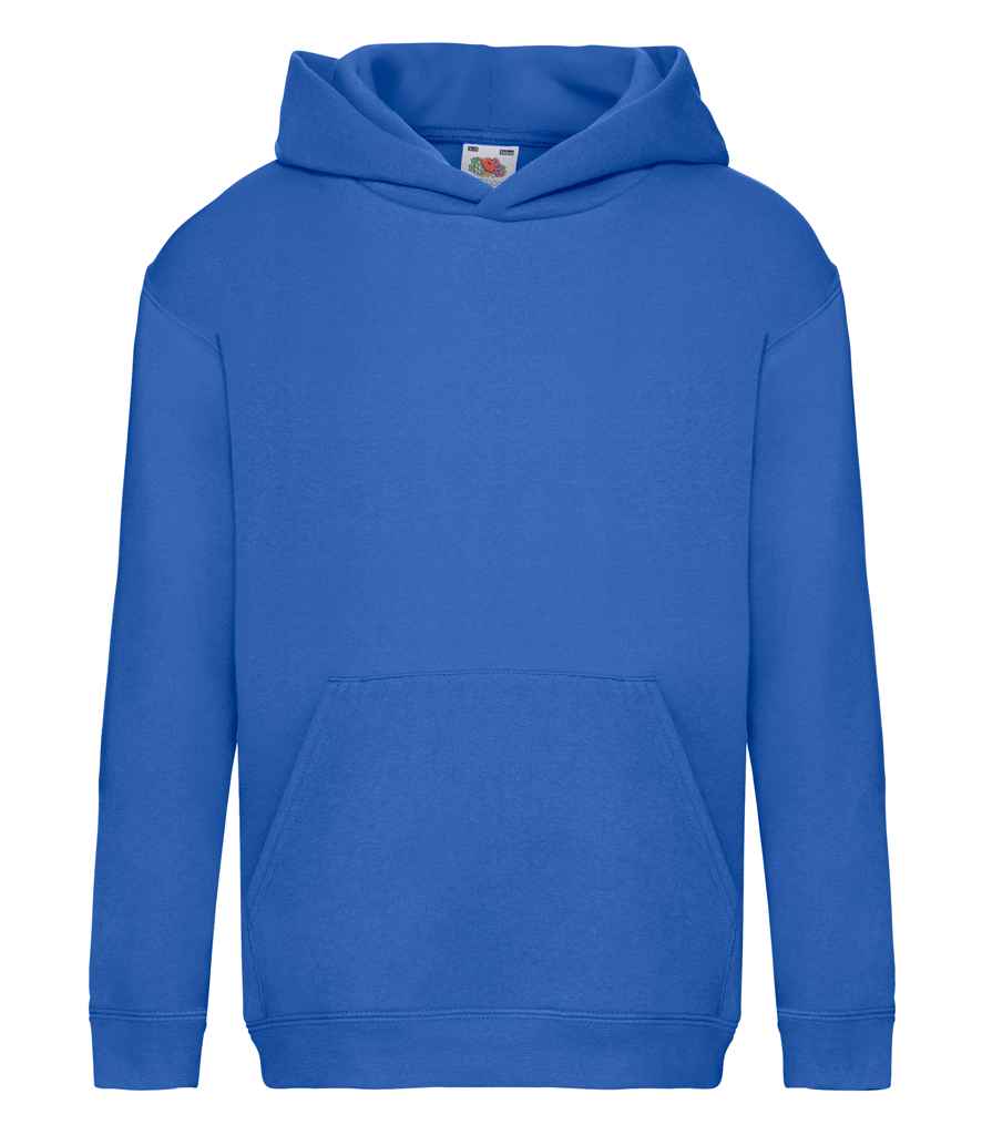 Fruit of the Loom Kids Premium Hooded Sweatshirt Royal Blue