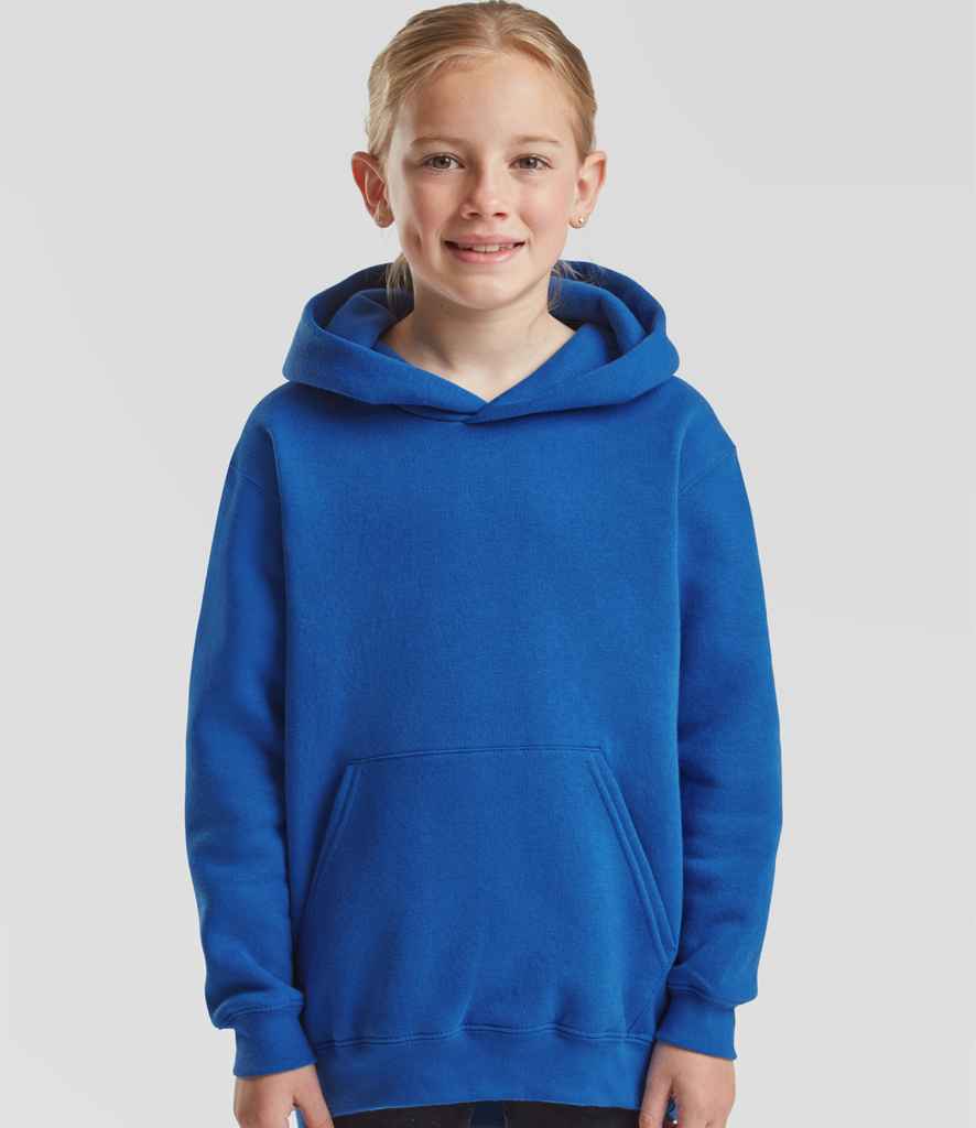 Fruit of the Loom Kids Premium Hooded Sweatshirt | Royal Blue - Lancashire Teamwear