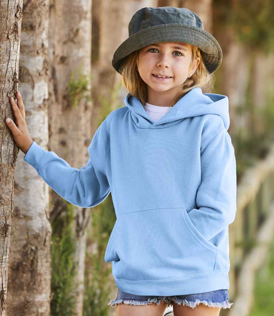 Fruit of the Loom Kids Premium Hooded Sweatshirt | Sky Blue - Lancashire Teamwear