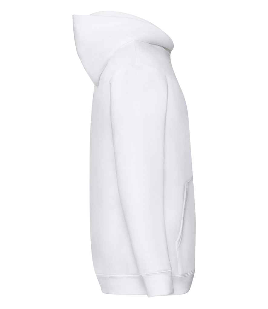 Fruit of the Loom Kids Premium Hooded Sweatshirt | White - Lancashire Teamwear