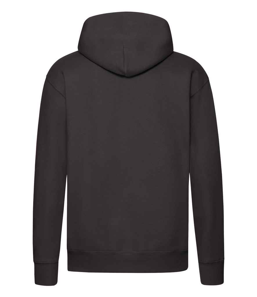 Fruit of the Loom Premium Hooded Sweatshirt | Black - Lancashire Teamwear