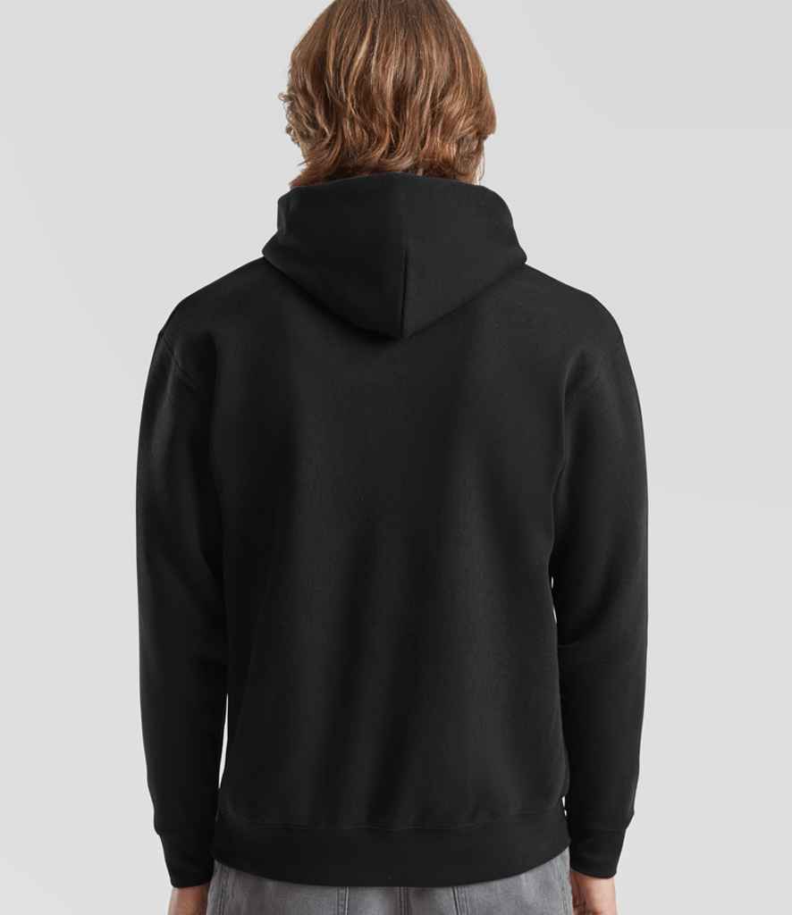 Fruit of the Loom Premium Hooded Sweatshirt | Black - Lancashire Teamwear