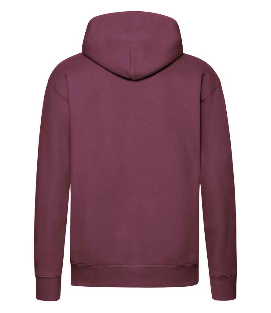 Fruit of the Loom Premium Hooded Sweatshirt | Burgundy - Lancashire Teamwear