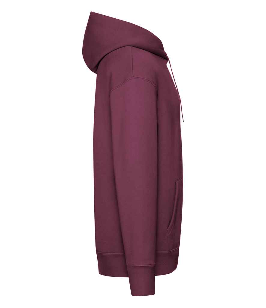 Fruit of the Loom Premium Hooded Sweatshirt | Burgundy - Lancashire Teamwear