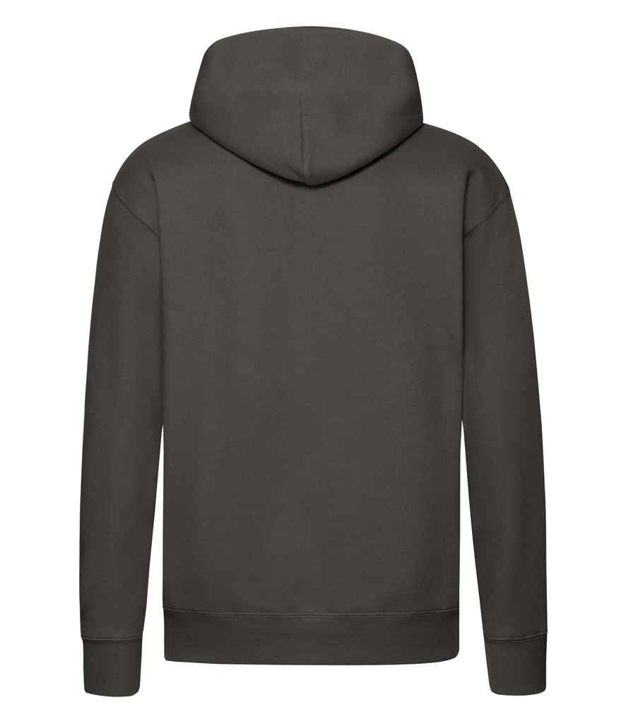 Fruit of the Loom Premium Hooded Sweatshirt | Charcoal - Lancashire Teamwear
