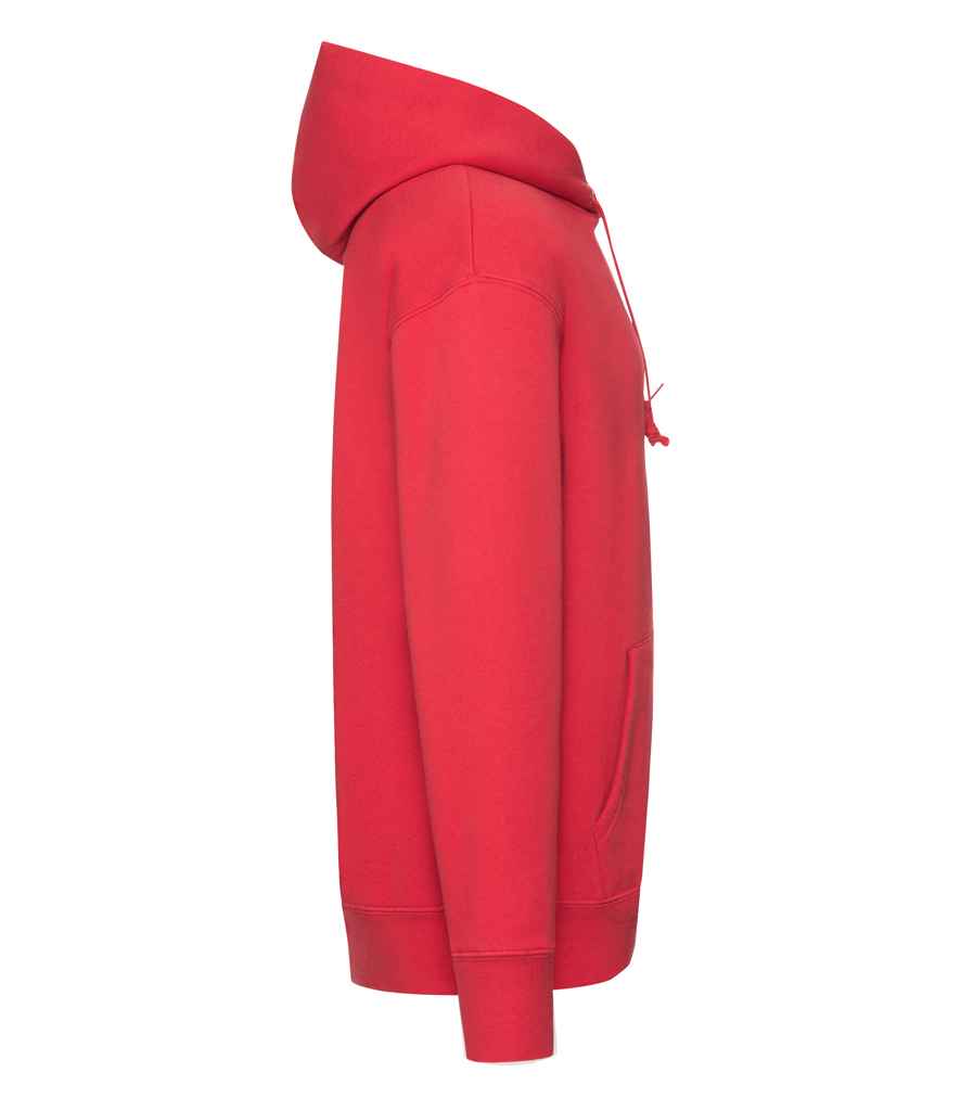 Fruit of the Loom Premium Hooded Sweatshirt | Red - Lancashire Teamwear