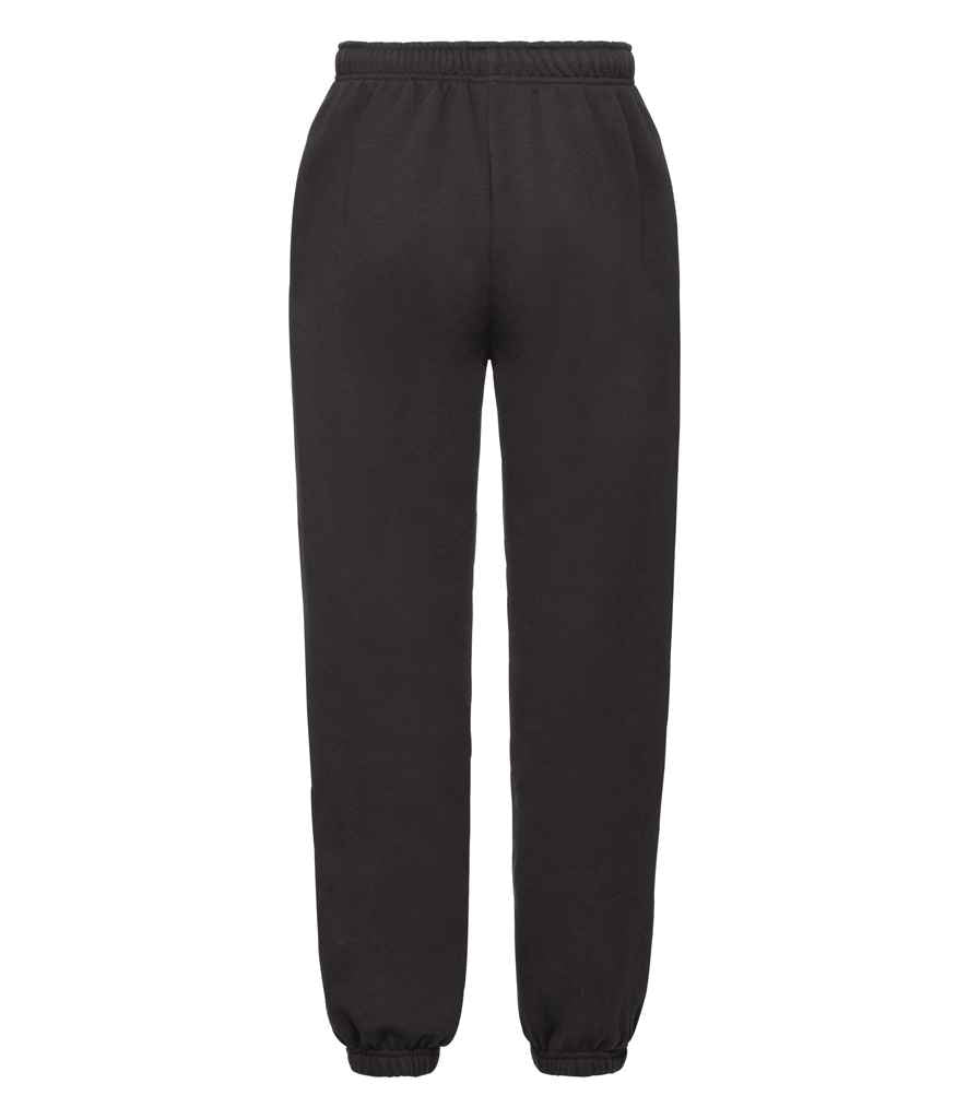 Fruit of the Loom Kids Premium Jog Pants | Black Trousers - Lancashire Teamwear
