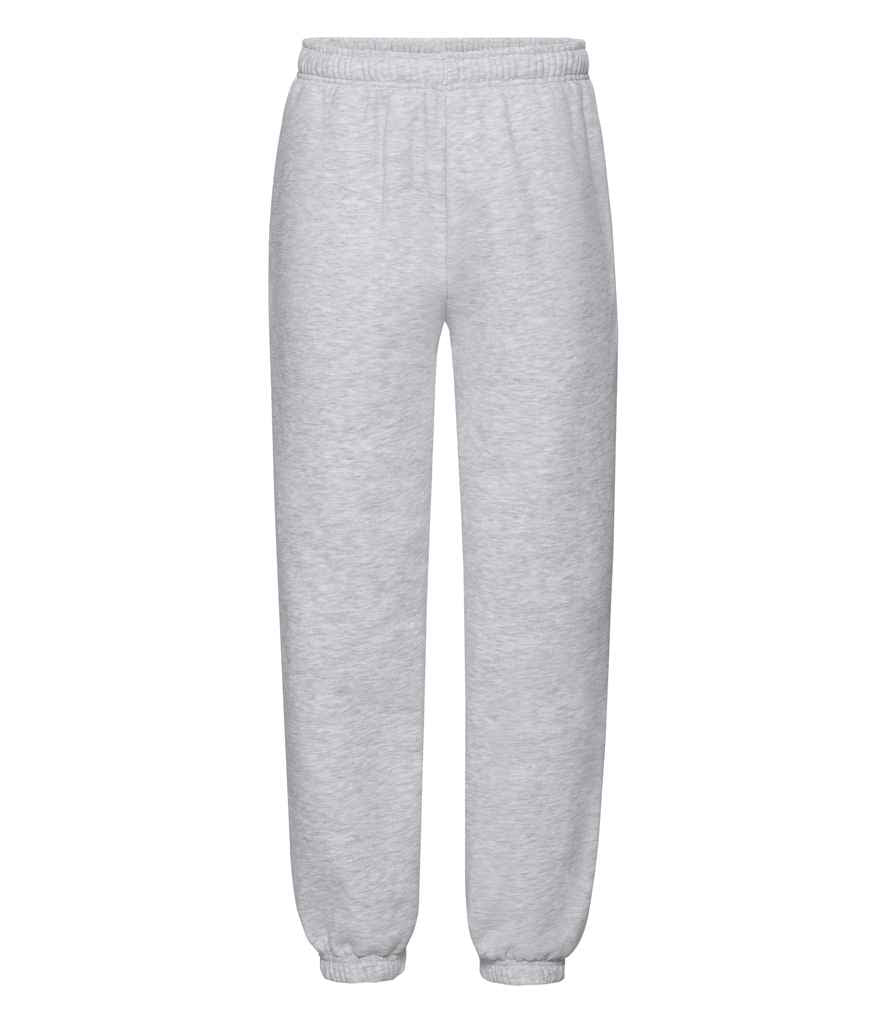 Fruit of the Loom Kids Premium Jog Pants | Heather Grey Trousers - Lancashire Teamwear