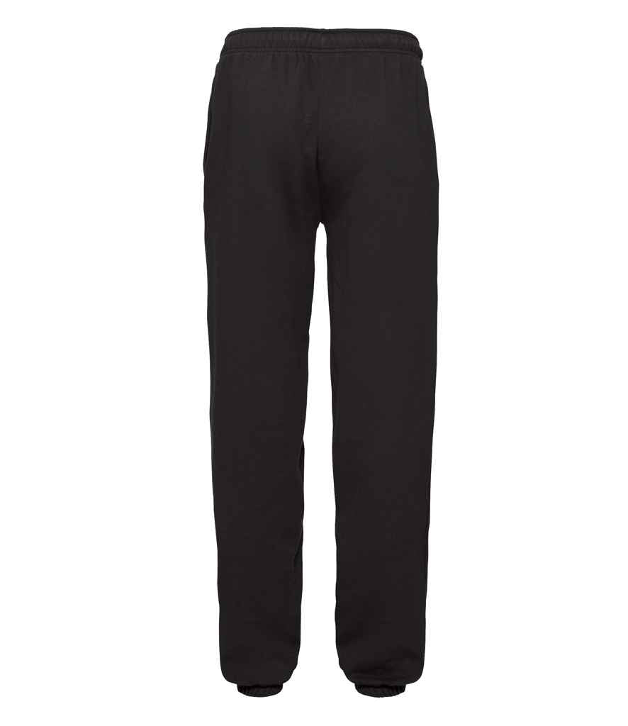 Fruit of the Loom Premium Jog Pants | Black Trousers - Lancashire Teamwear