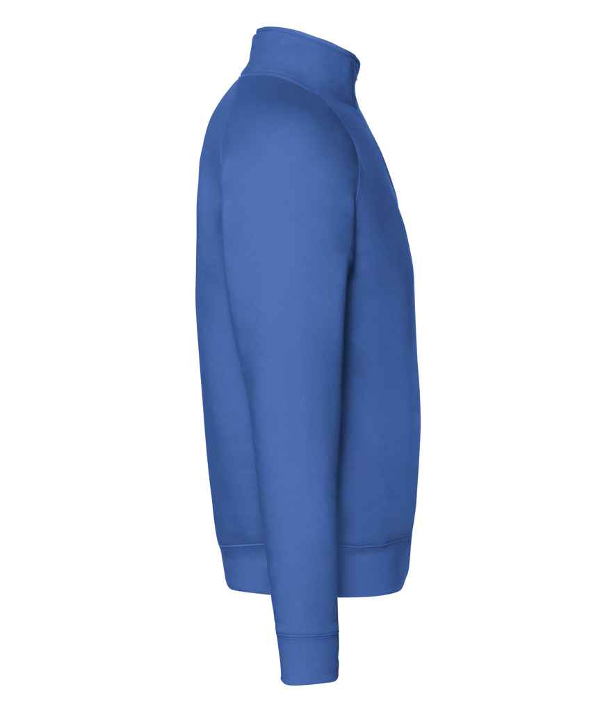 Fruit of the Loom Premium Zip Neck Sweatshirt | Royal Blue - Lancashire Teamwear