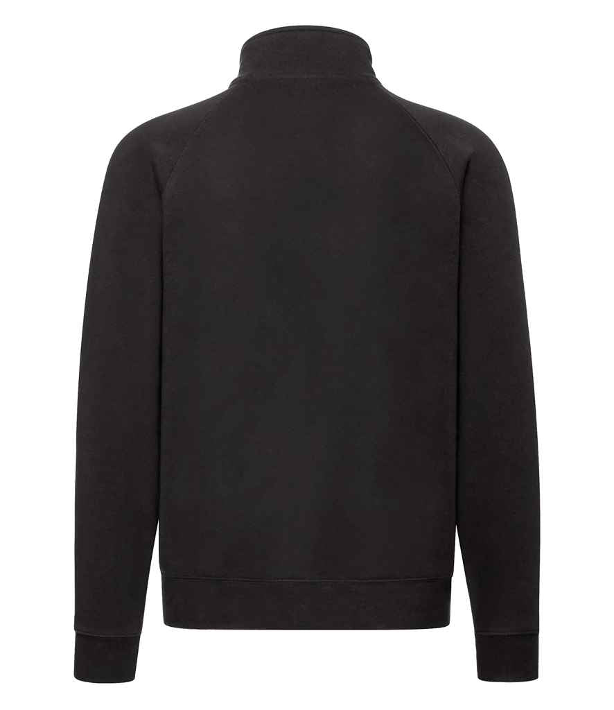 Fruit of the Loom Premium Sweat Jacket | Black Sweatshirt - Lancashire Teamwear