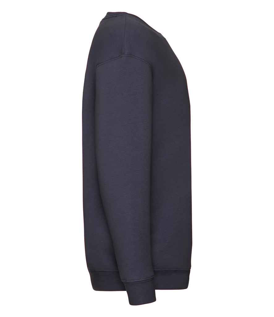 Fruit of the Loom Kids Premium Drop Shoulder Sweatshirt | Deep Navy - Lancashire Teamwear
