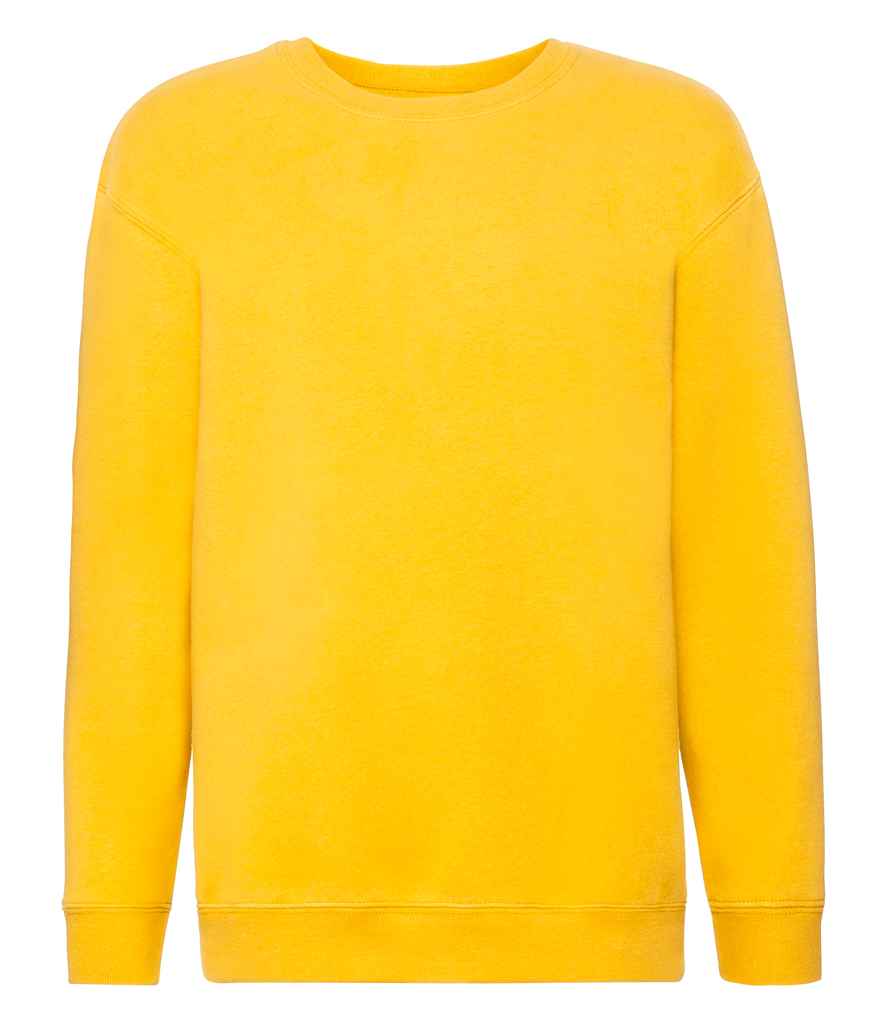 Fruit of the Loom Kids Premium Drop Shoulder Sweatshirt Sunflower