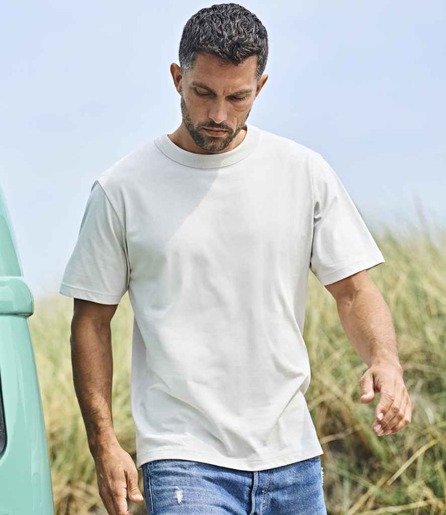 Tee Jays Unlabeled Loose Fit T-Shirt | Cement - Lancashire Teamwear