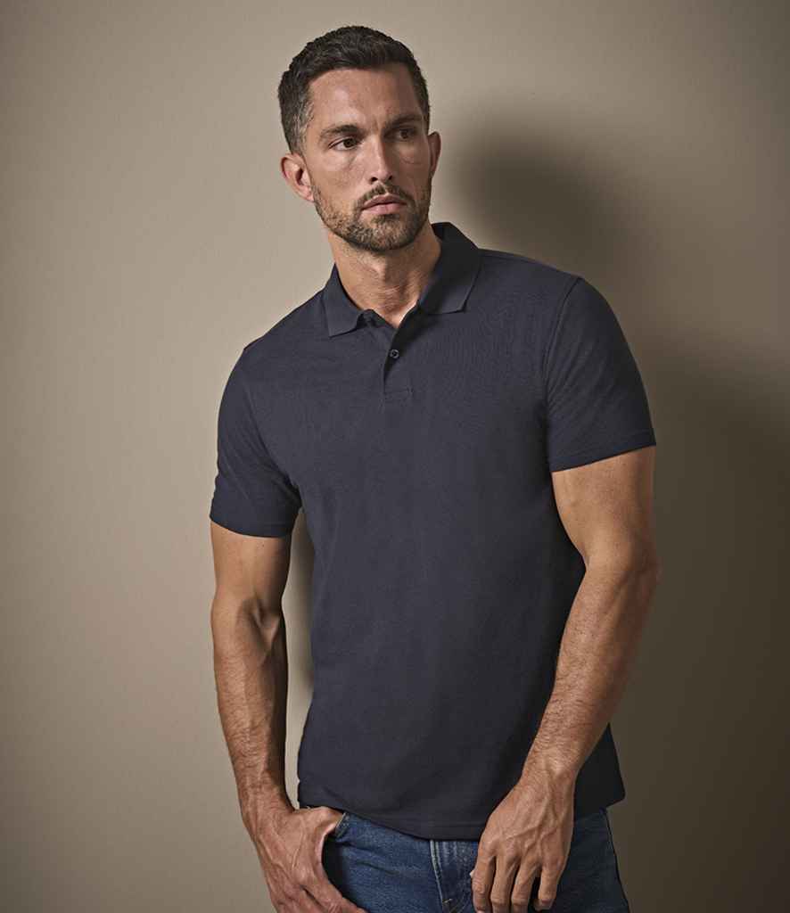 Tee Jays Power Organic Piqué Polo Shirt | Navy - Lancashire Teamwear