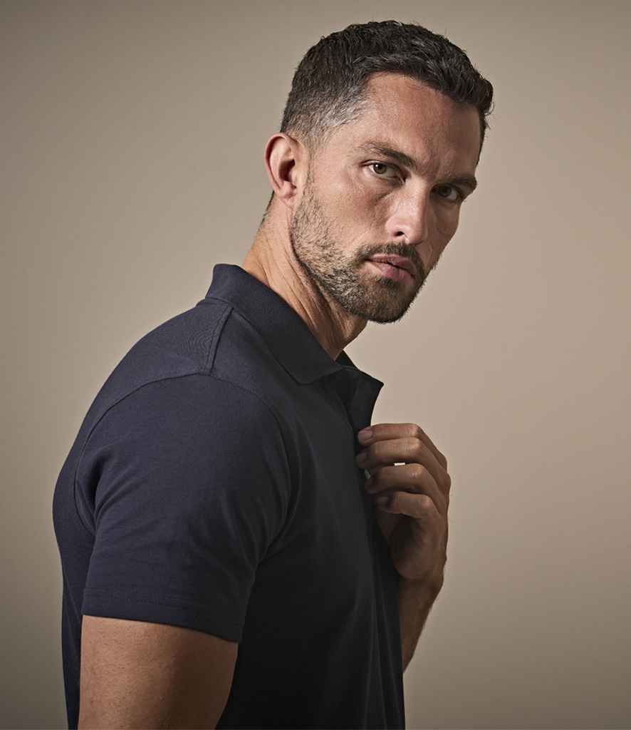 Tee Jays Power Organic Piqué Polo Shirt | Navy - Lancashire Teamwear