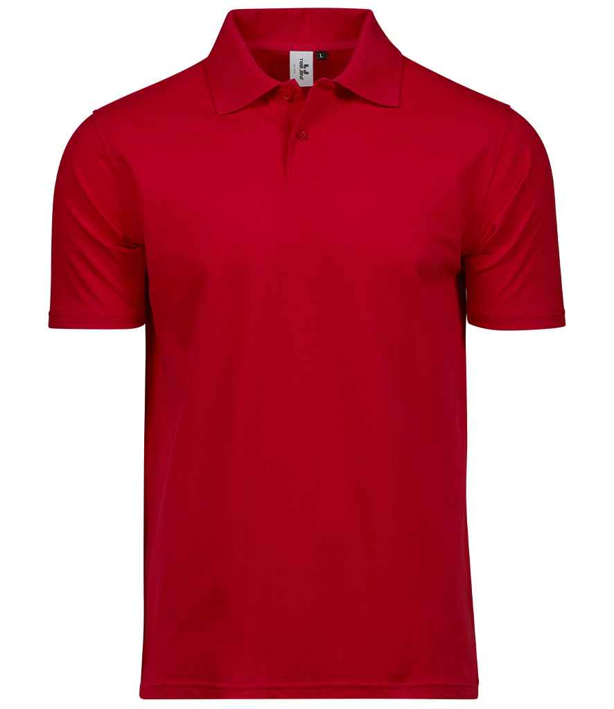 Tee Jays Power Organic Piqué Polo Shirt Red