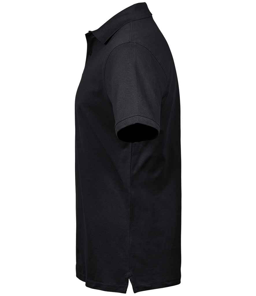 Tee Jays Heavy Cotton Piqué Polo Shirt | Black - Lancashire Teamwear