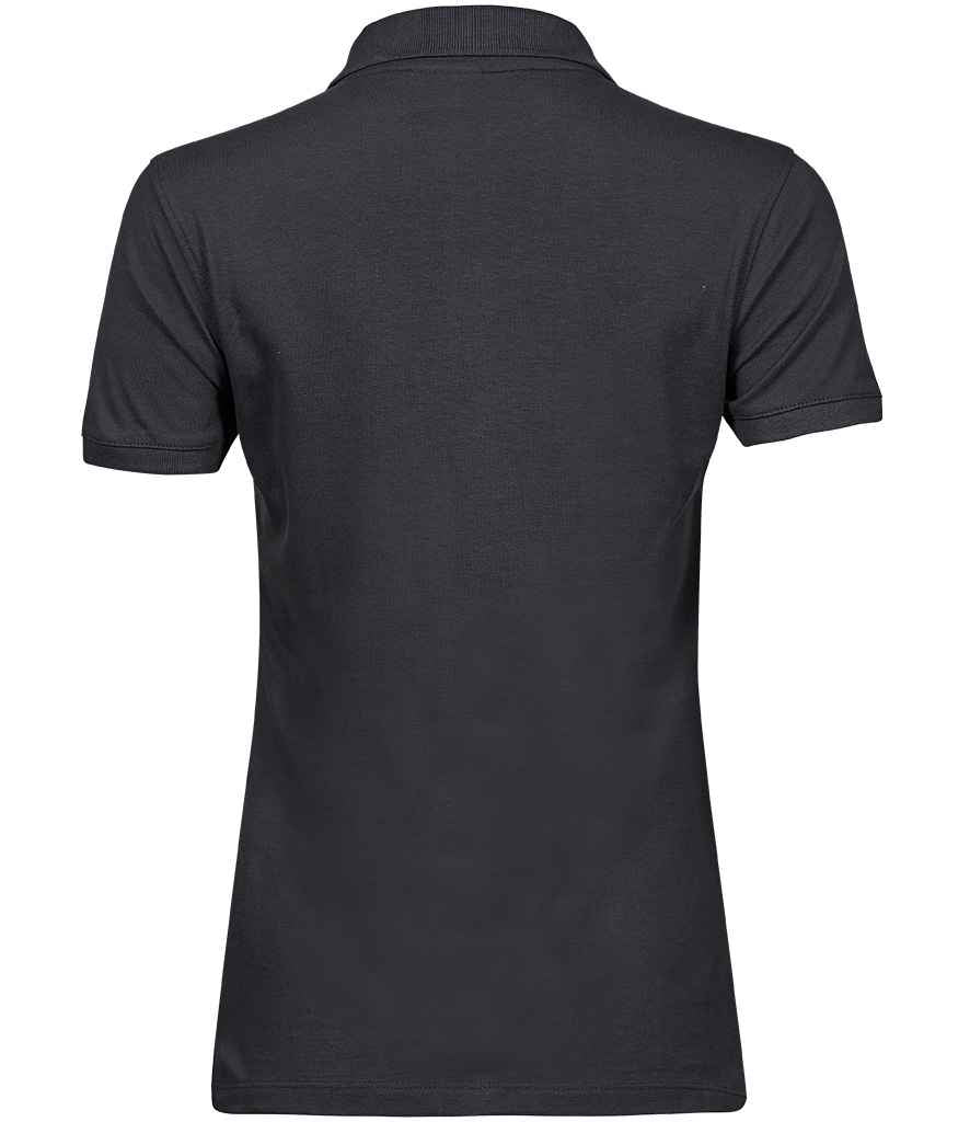 Tee Jays Ladies Heavy Cotton Piqué Polo Shirt | Dark Grey - Lancashire Teamwear
