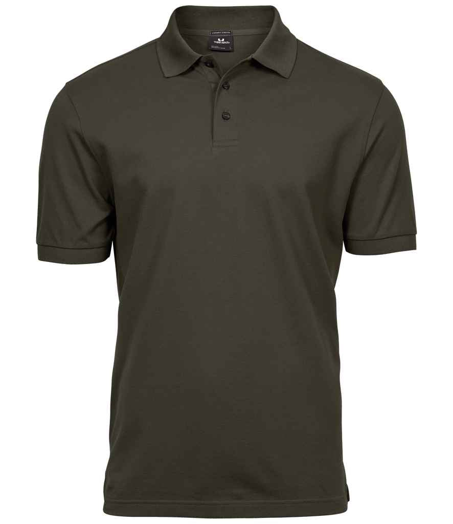 Tee Jays Luxury Stretch Piqué Polo Shirt | Dark Olive Dark Olive