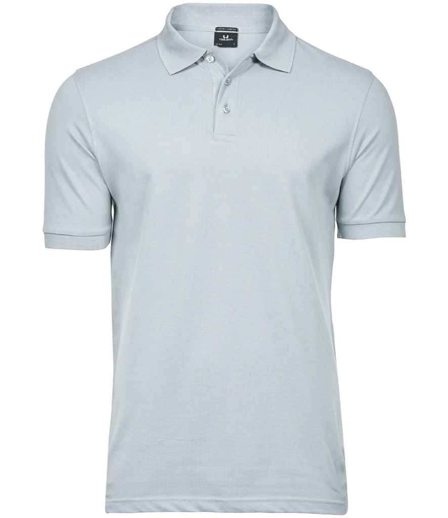 Tee Jays Luxury Stretch Piqué Polo Shirt | Ice Blue Ice Blue