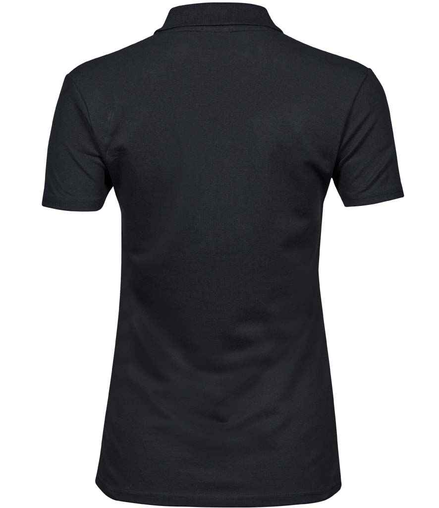 Tee Jays Ladies Luxury Stretch Polo Shirt | Black - Lancashire Teamwear