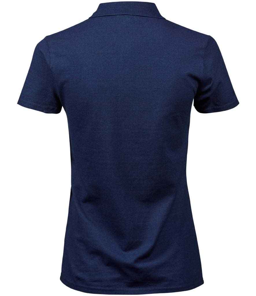 Tee Jays Ladies Luxury Stretch Polo Shirt | Denim - Lancashire Teamwear