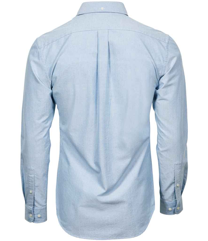 Tee Jays Perfect Long Sleeve Oxford Shirt | Light Blue - Lancashire Teamwear