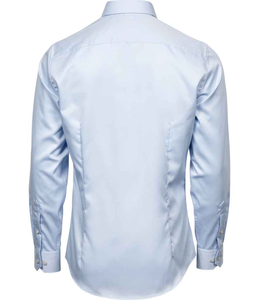 Tee Jays Luxury Comfort Fit Long Sleeve Oxford Shirt | Light Blue - Lancashire Teamwear