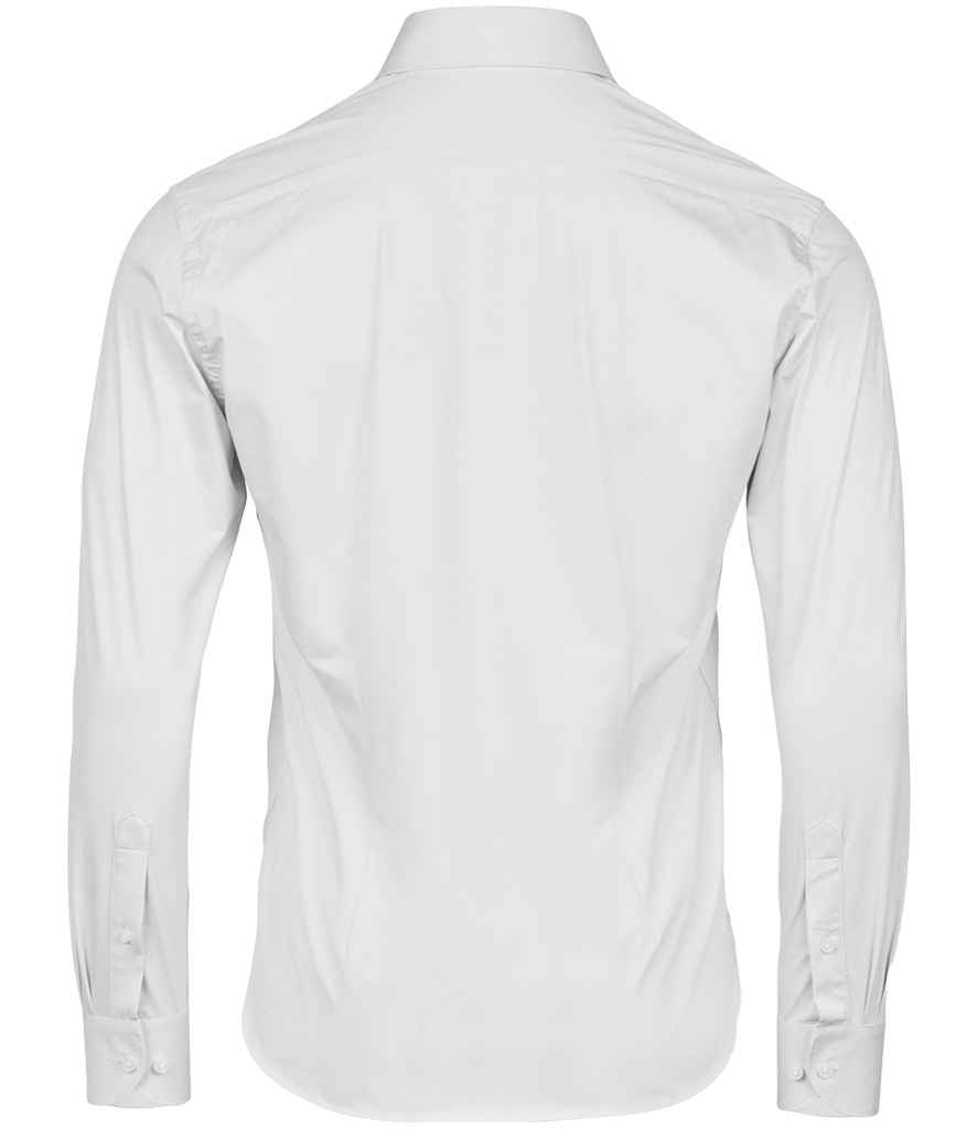 Tee Jays Active Stretch Long Sleeve Shirt | White - Lancashire Teamwear