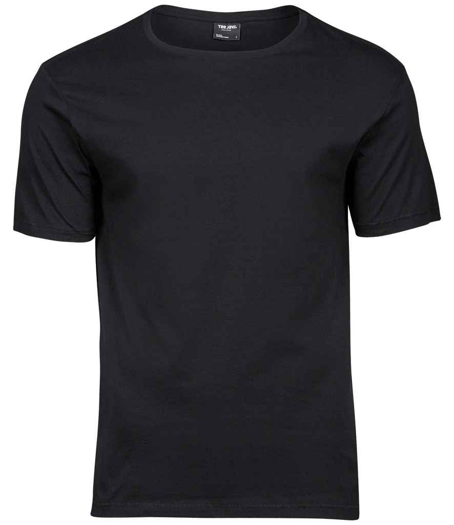 Tee Jays Luxury Cotton T-Shirt | Black - Lancashire Teamwear