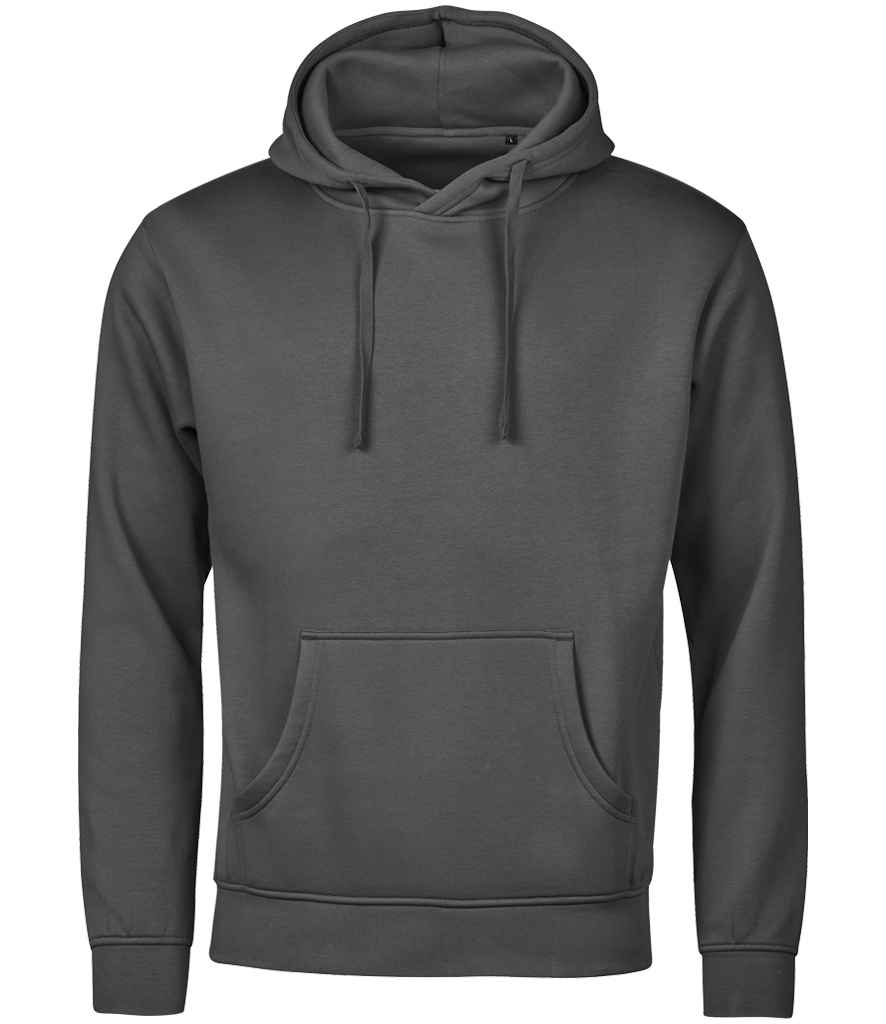 Tee Jays Unlabeled Hooded Sweatshirt Dark Grey