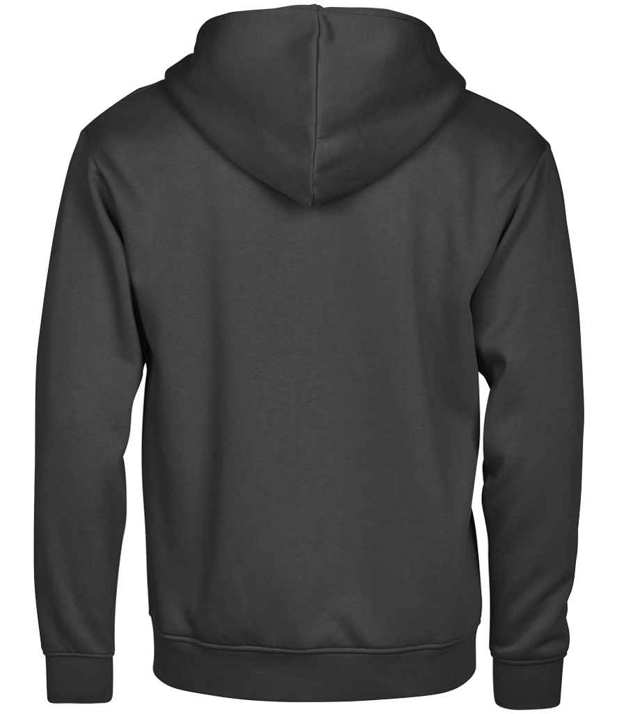 Tee Jays Unlabeled Hooded Full Zip Sweatshirt | Black - Lancashire Teamwear